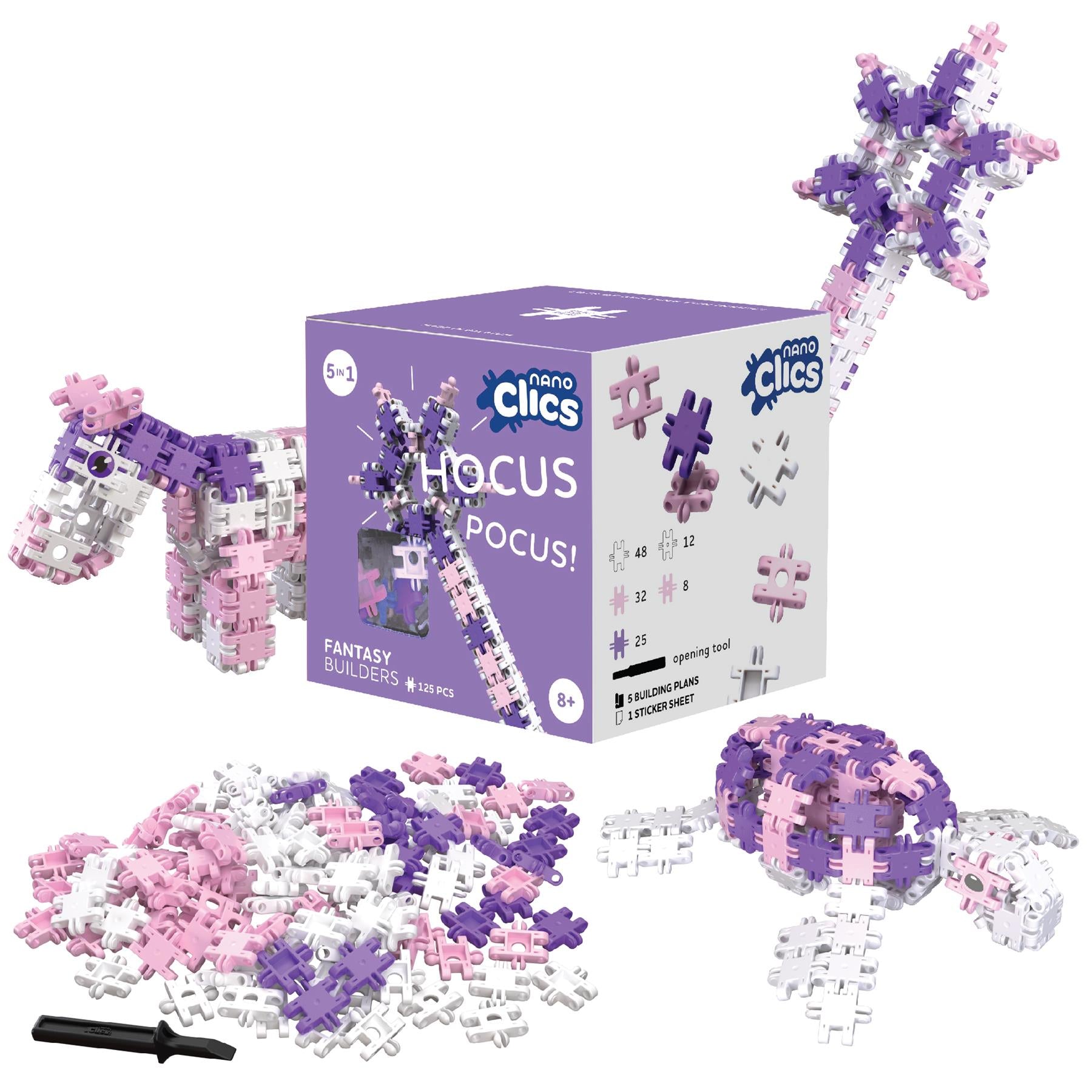 Nano Clics - Fantasy Builders - 125 Pieces