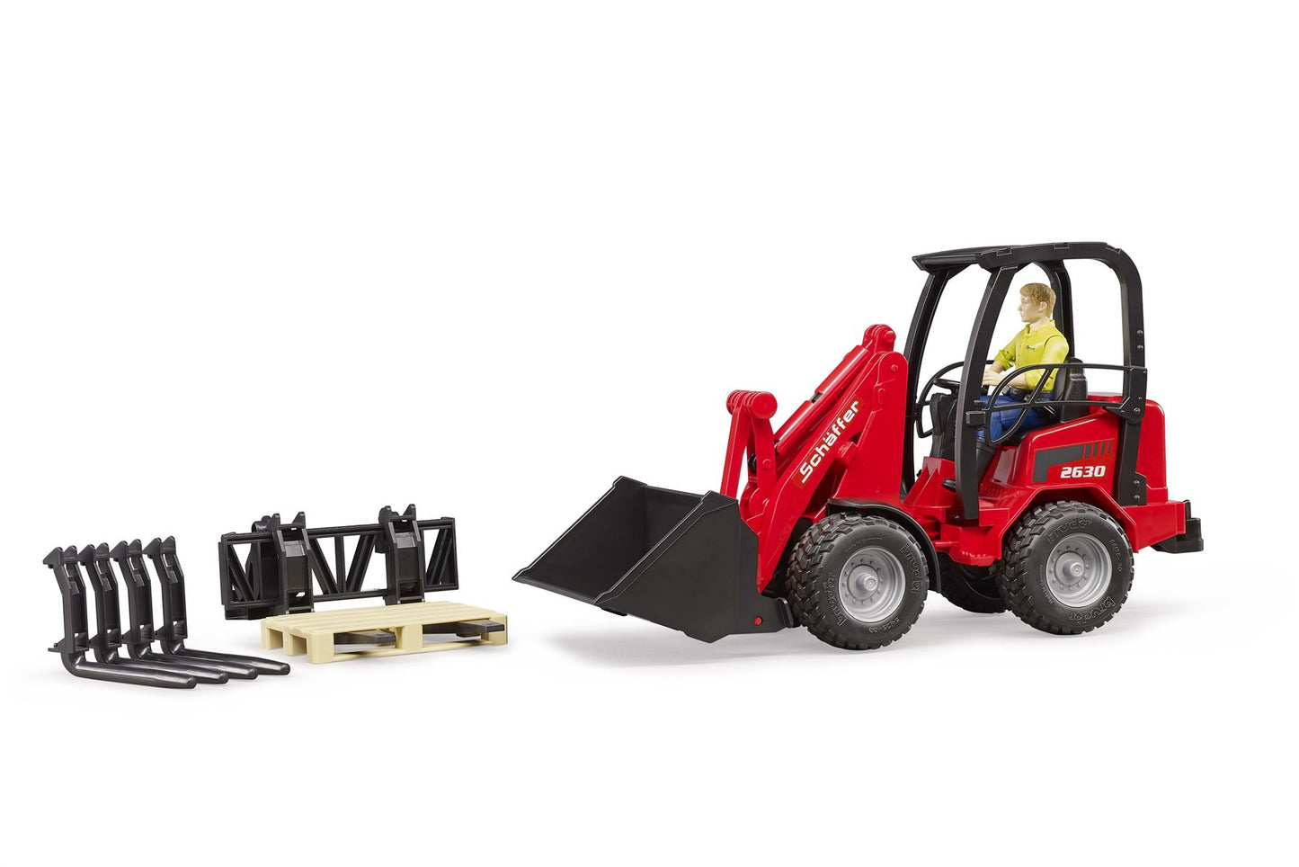Schäffer Compact loader 2630 with figure and accessories