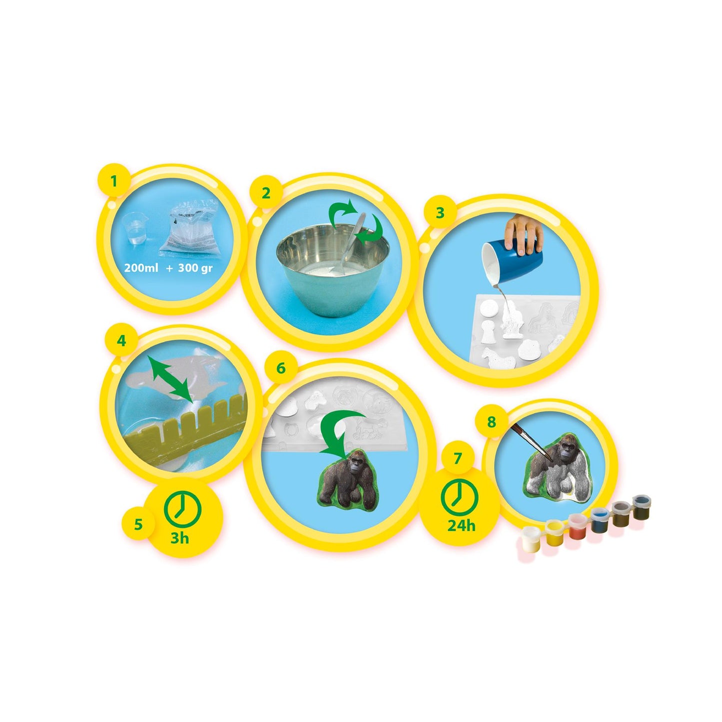 Casting and painting - Animals