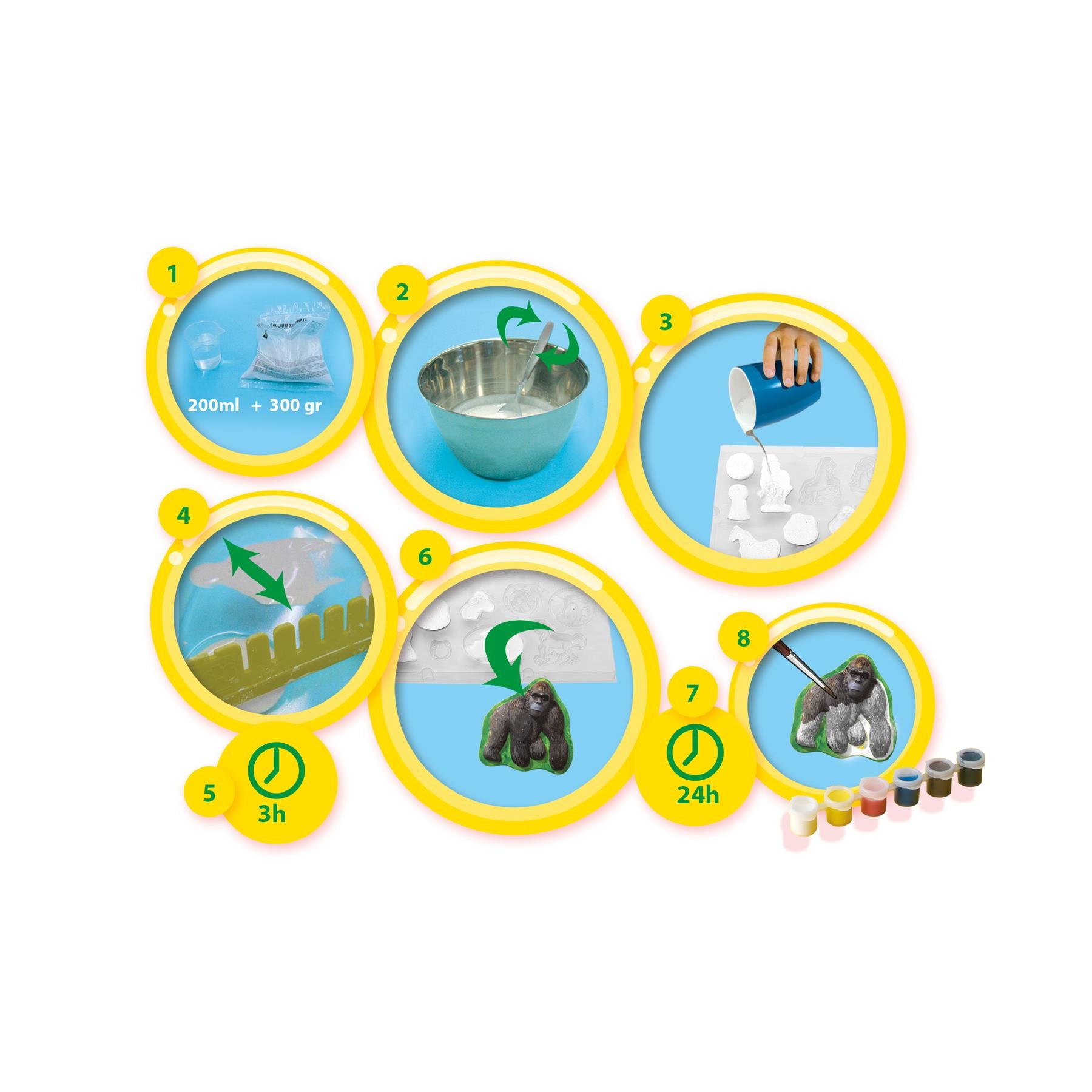 Casting and painting - Animals