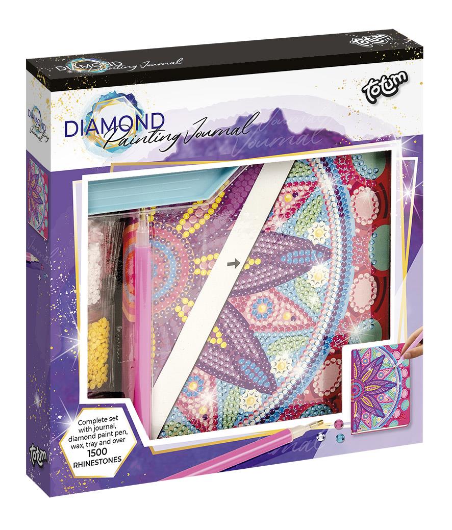 Totum Diamond Paint Notebook Flower Madala Pink