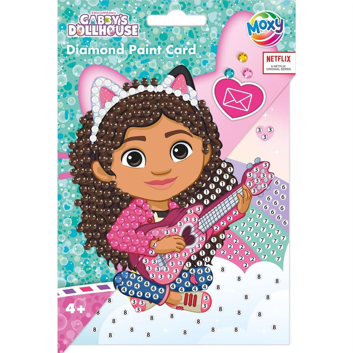 Gabby Dollhouse Diamond Painting Card and Envelope