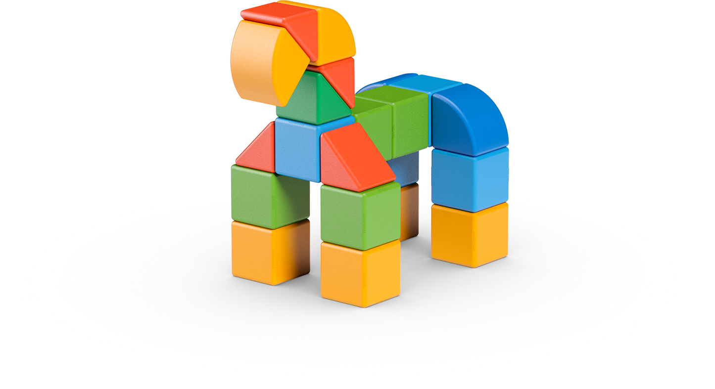 Geomag Magicube Recycled Plastic World Magnetic Shapes