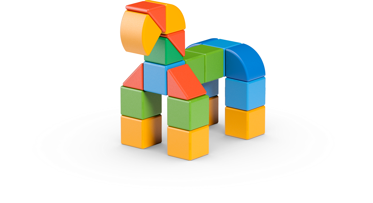 Geomag Magicube Recycled Plastic World Magnetic Shapes