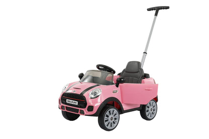 Mini Cooper Play Push Car - Pink