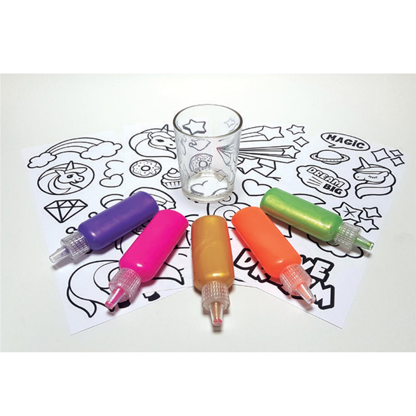 Peel And Place Unicorn Gel Stickers