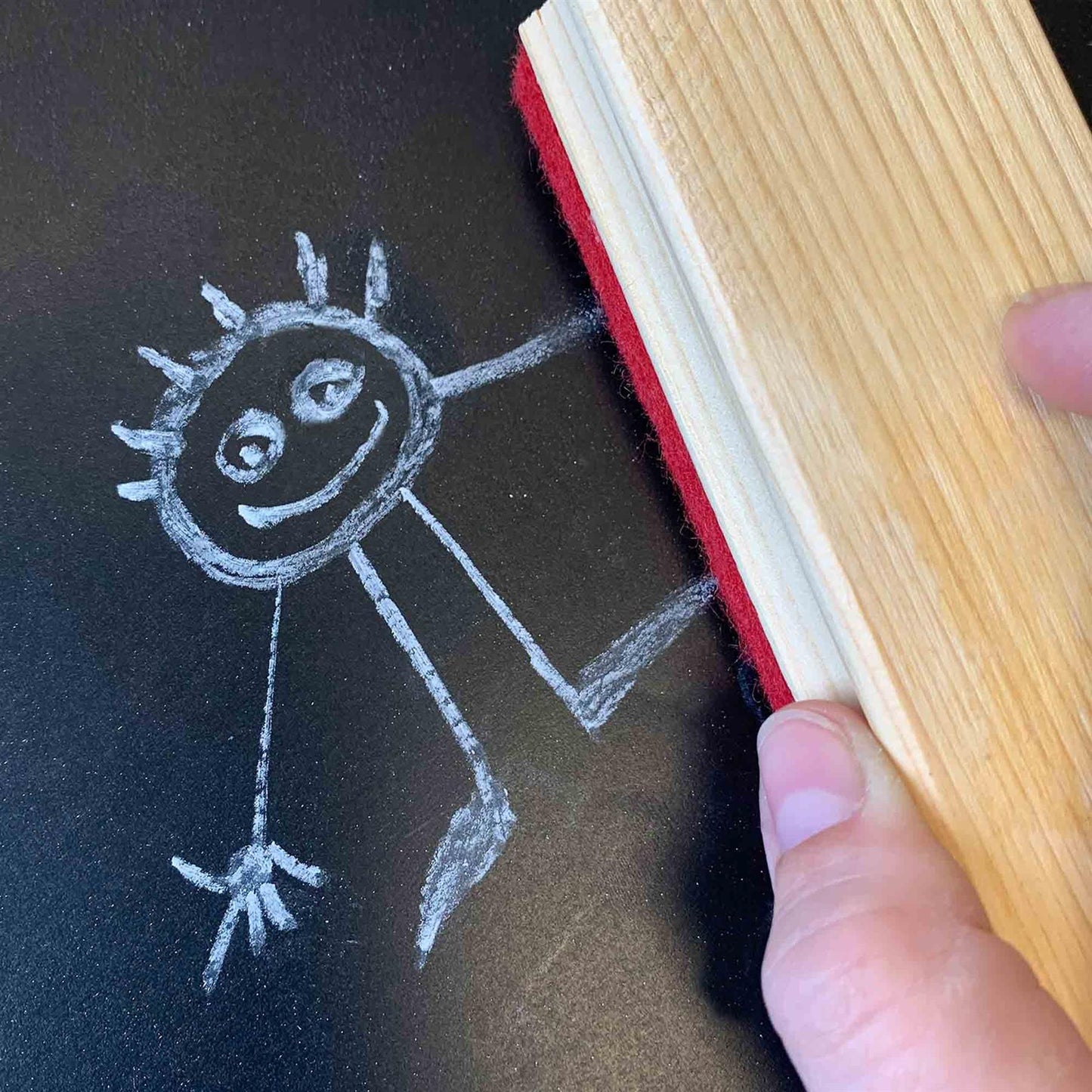 Coloured chalk with wiper