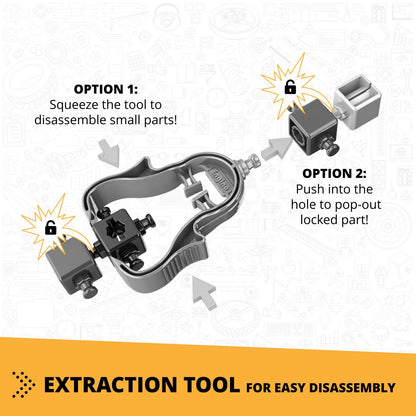 CREATIVE BUILDER TALL CRANE MACHINERY MOTORIZED SET