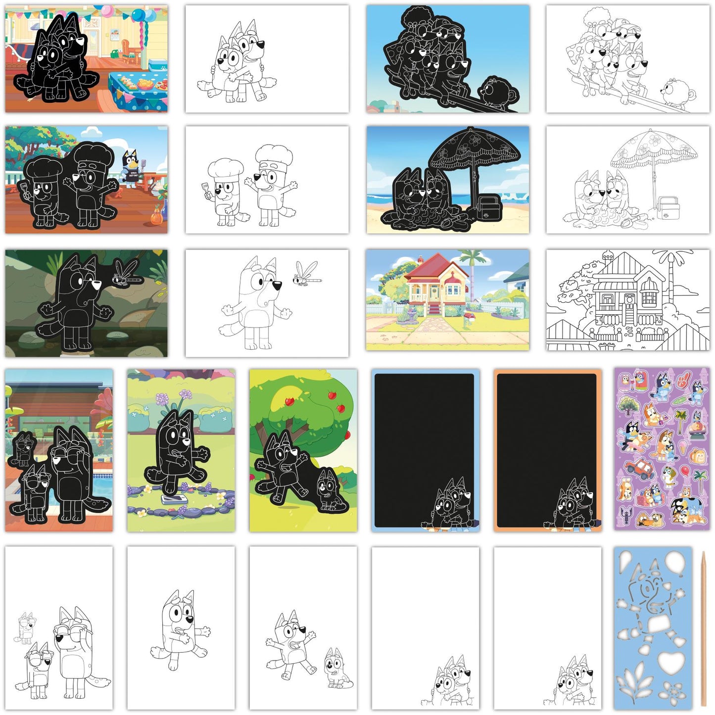Bluey Scratchbook