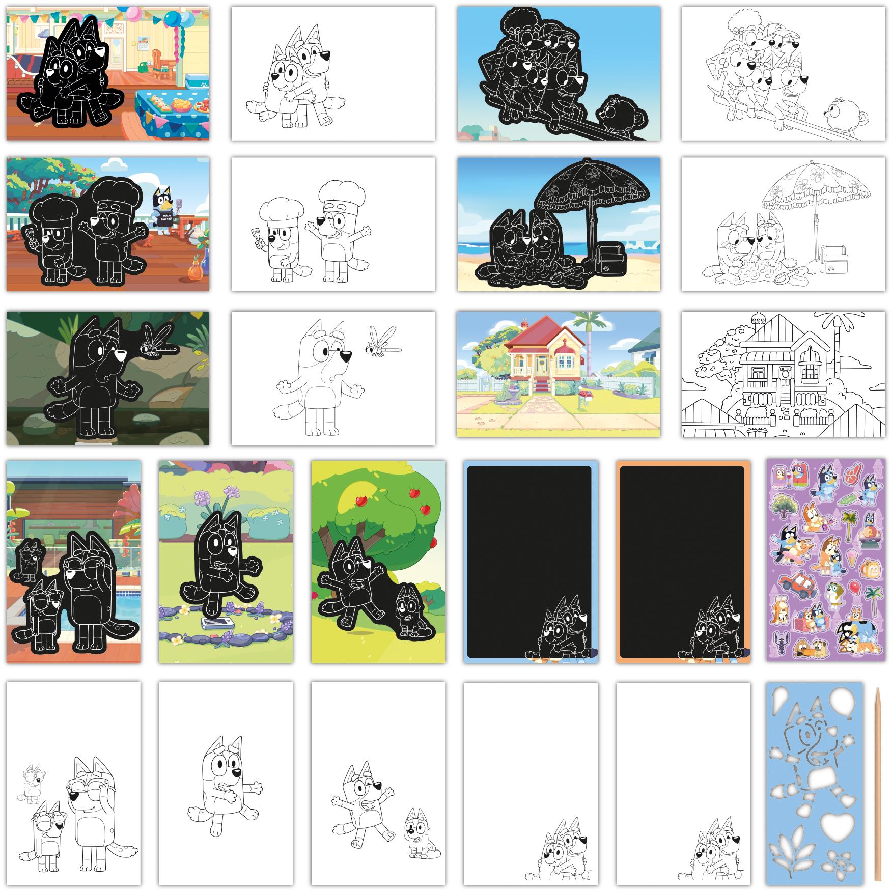 Bluey Scratchbook