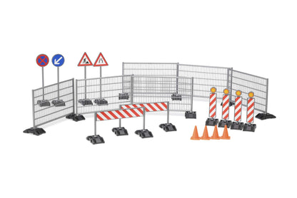 Accessories Construction set: railings, site signs and pylon