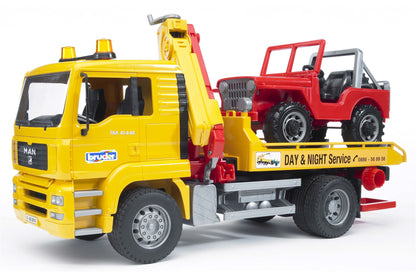 MAN TGA Breakdown-truck with cross country vehicle