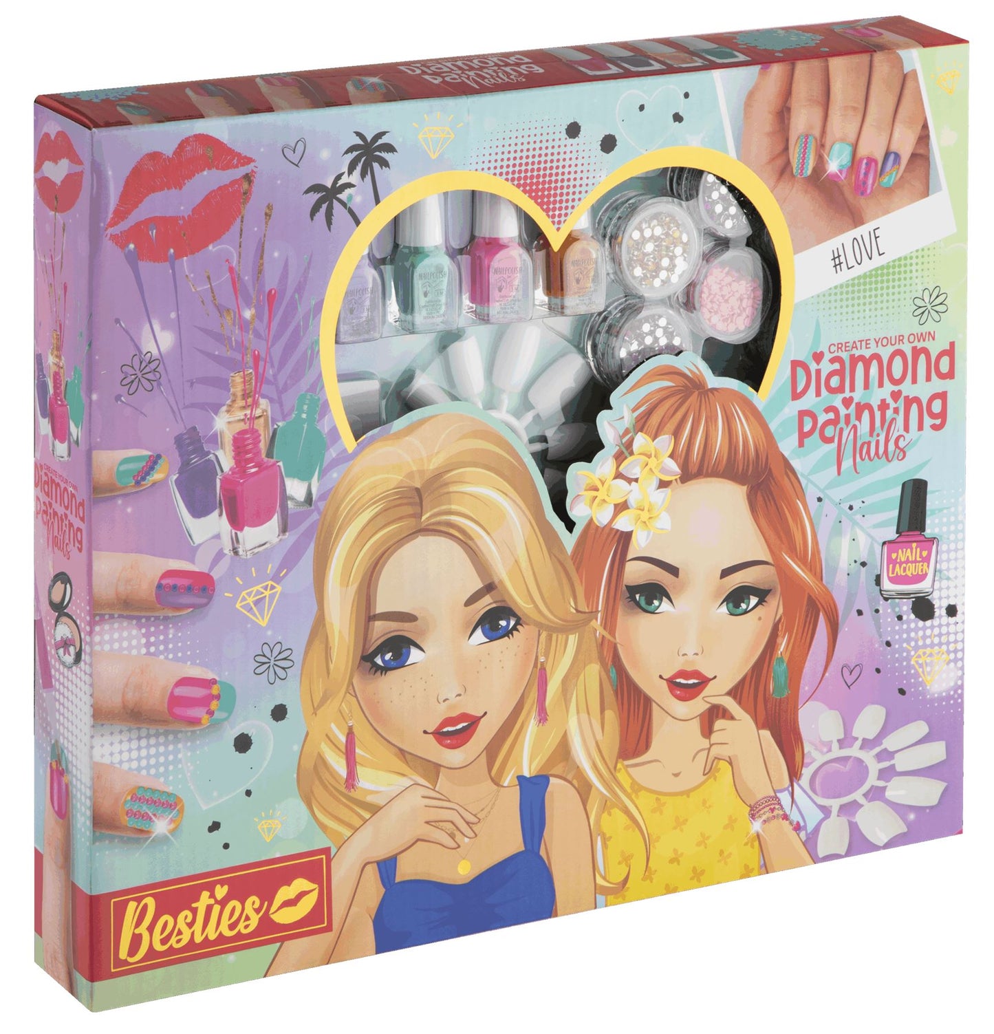 Besties Diamond Painting Nail set