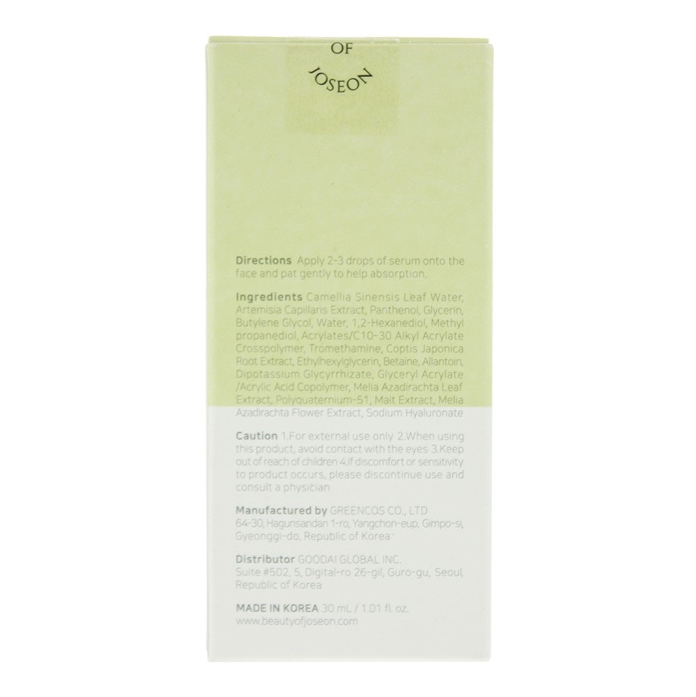 Beauty Of Joseon Green Tea + Panthenol Calming Serum 30ml