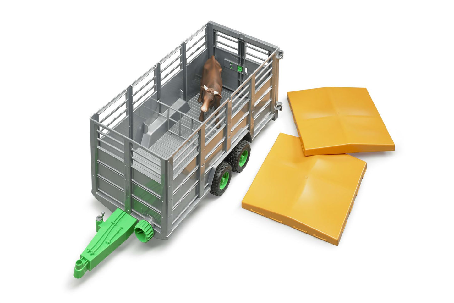 Livestock trailer with 1 cow