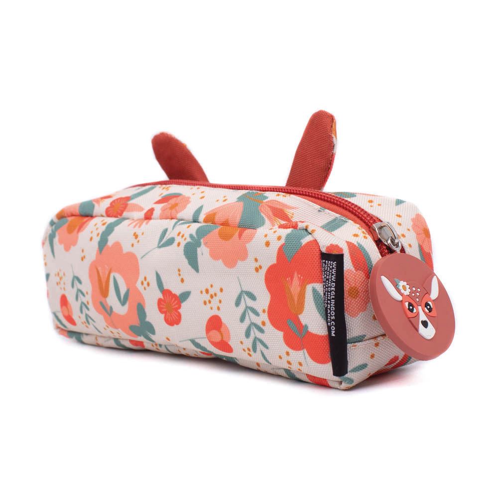 1-ZIP ANIMAL FACE PENCIL CASE MELIMELOS THE DEER