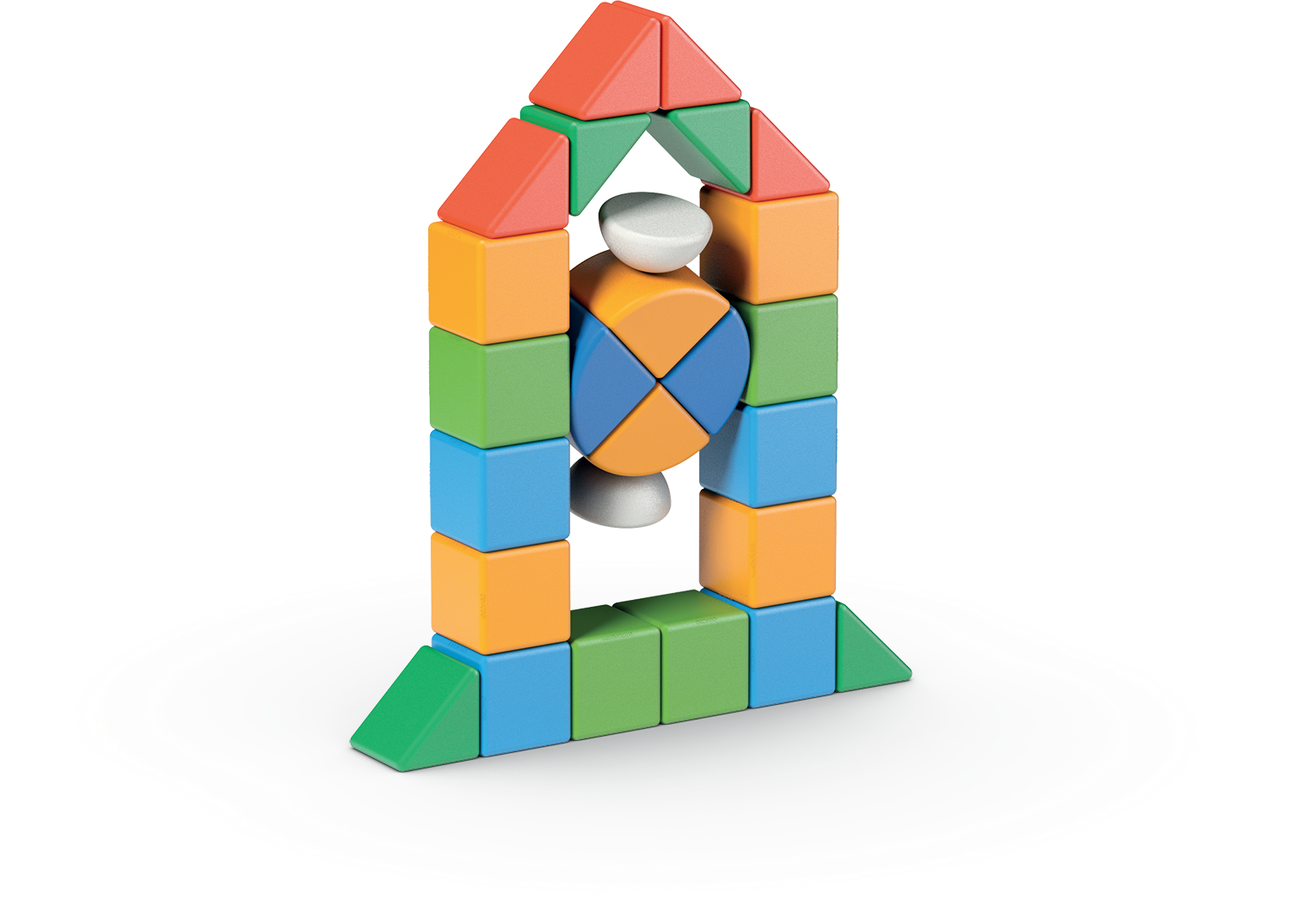 Geomag Magicube Recycled Plastic World Magnetic Shapes