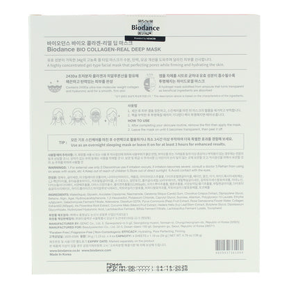 Biodance Bio-Collagen Real Deep Sheet Masks 4 x 34g