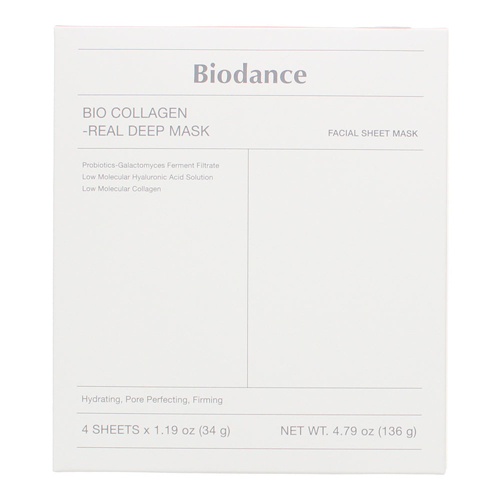 Biodance Bio-Collagen Real Deep Sheet Masks 4 x 34g