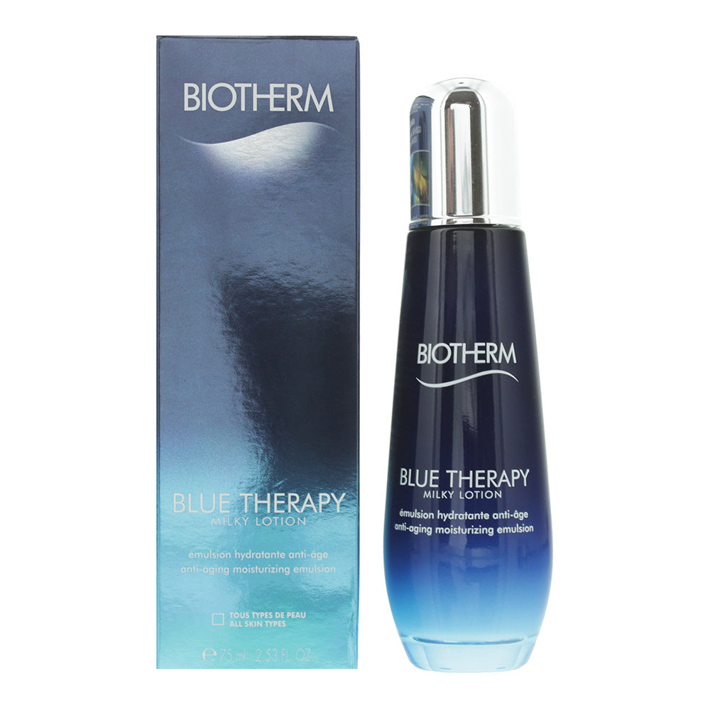 Biotherm Blue Therapy Milky Lotion Anti-Aging Moisturising Emulsion 75ml - All Skin Types