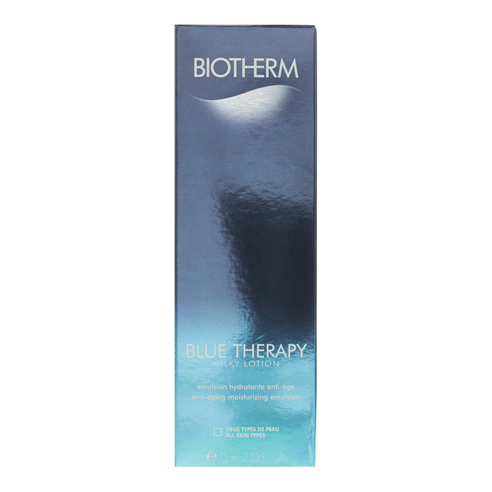Biotherm Blue Therapy Milky Lotion Anti-Aging Moisturising Emulsion 75ml - All Skin Types