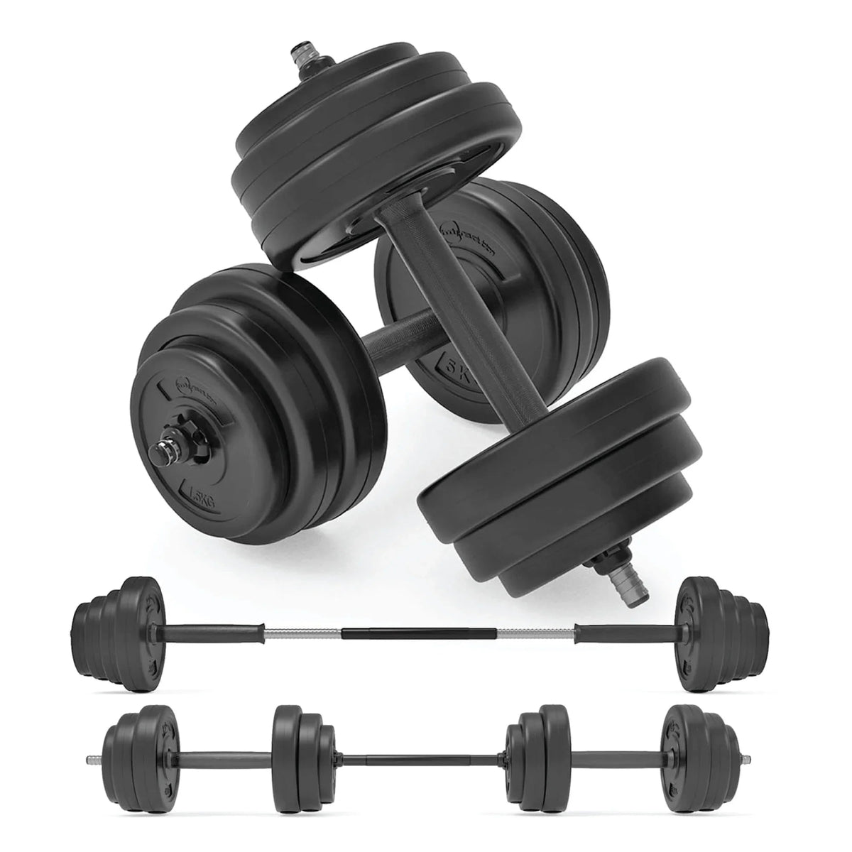 Body Revolution Vinyl Adjustable Dumbbell Set (10kg - 50kg) - 141540
