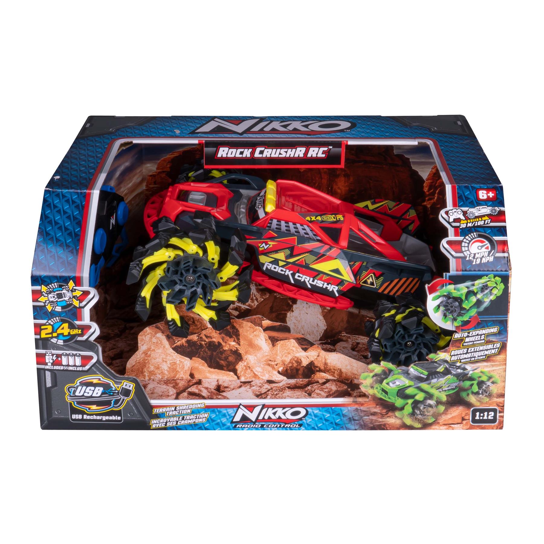 Nikko Rock Crush R R/C - Red Lightning
