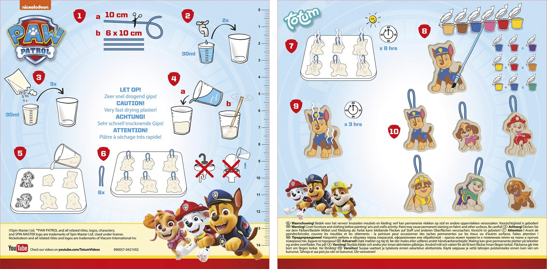 PAW PATROL 3 IN 1 CREATIVITY SET