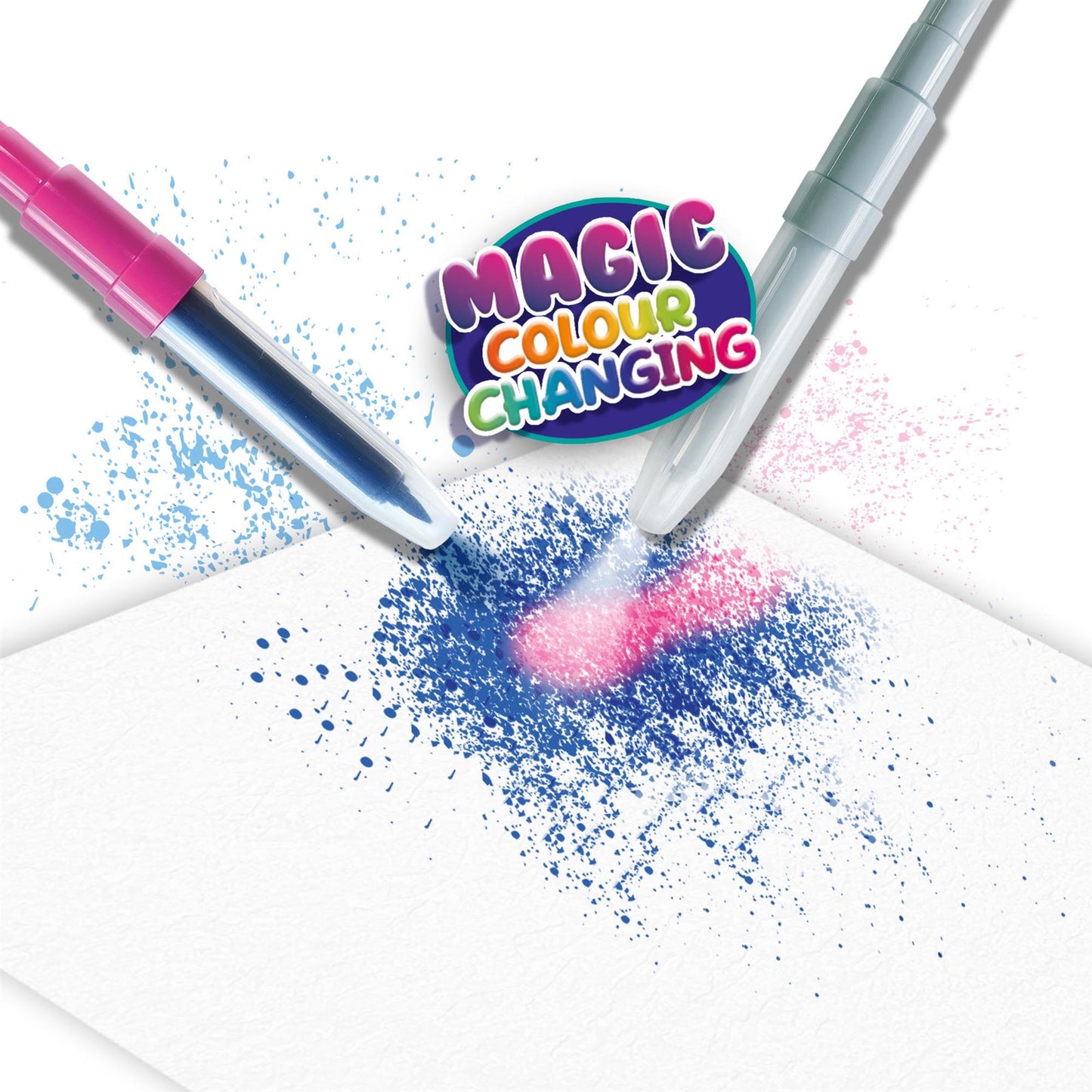 Blow airbrush pens - Magic colour changing