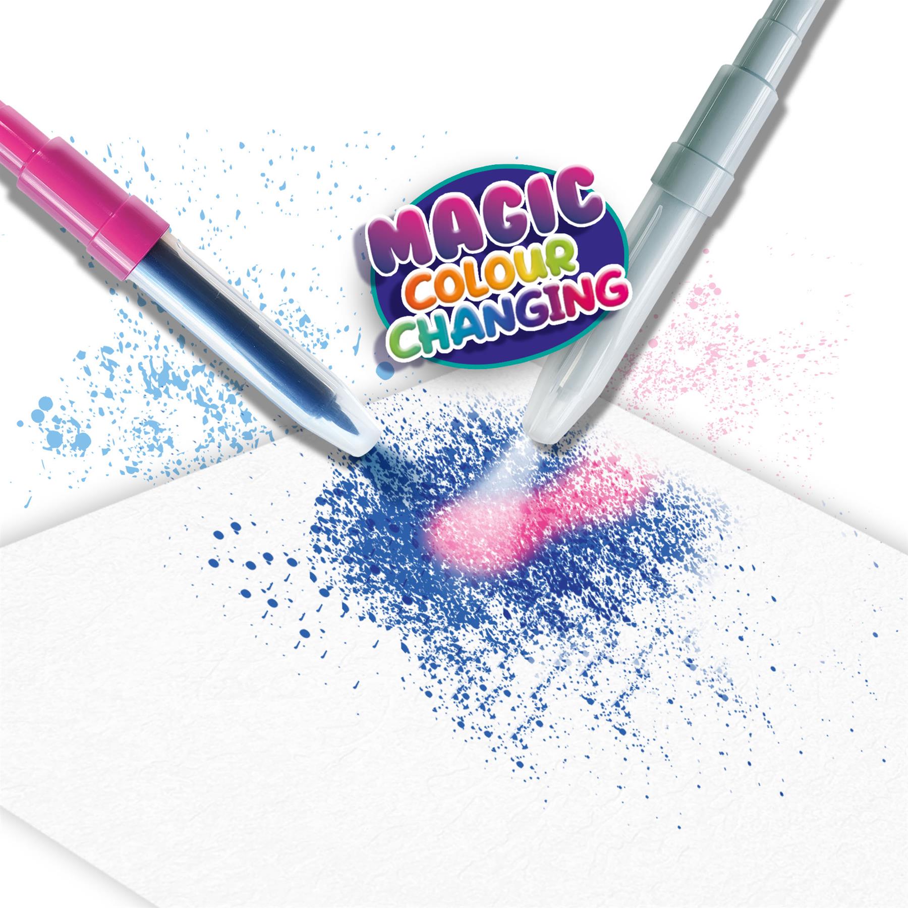 Blow airbrush pens - Magic colour changing
