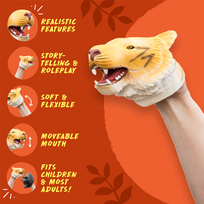 Wild Thingz Hand Puppet - Tiger
