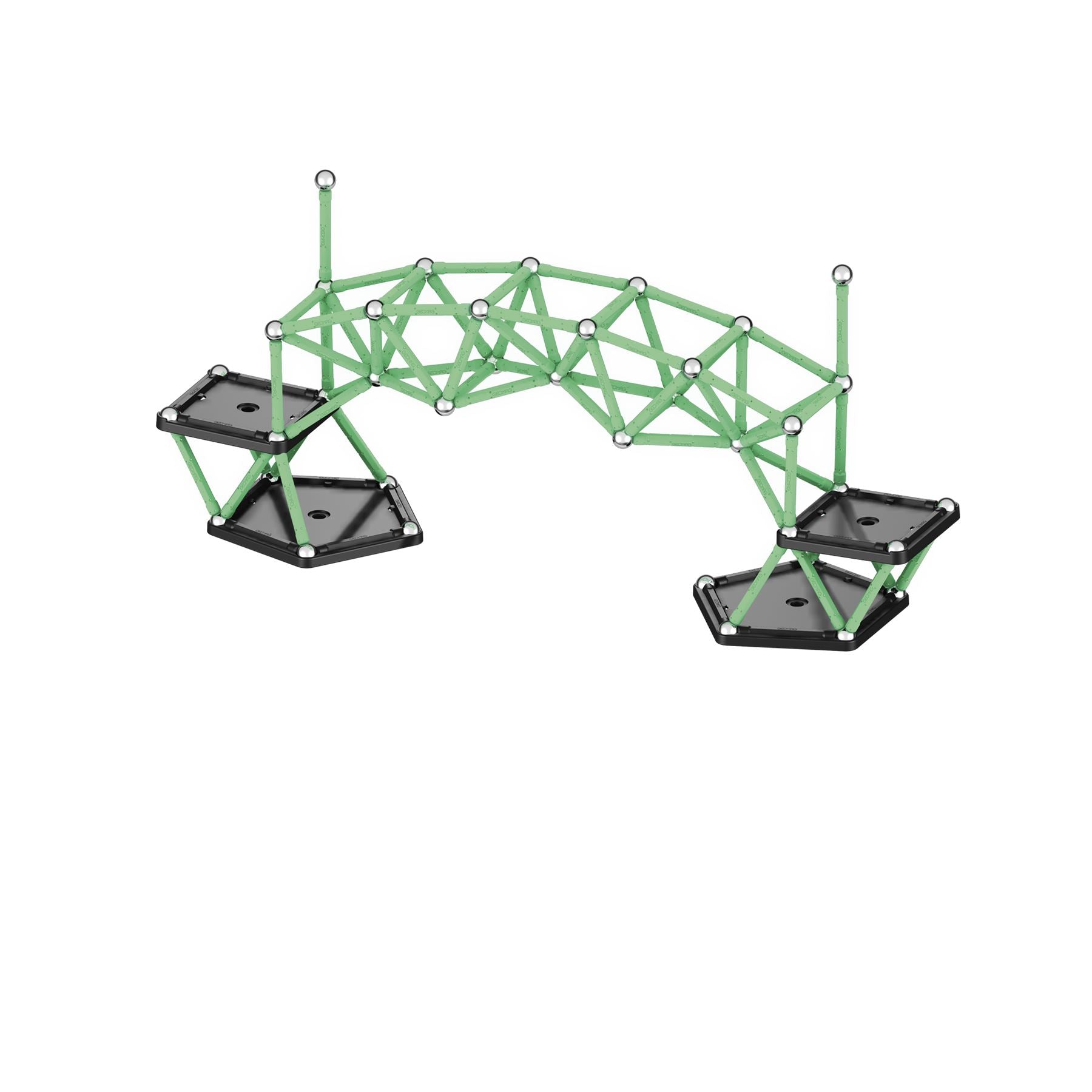 Geomag Classic Glow Magnetic Shapes - 142 Pieces