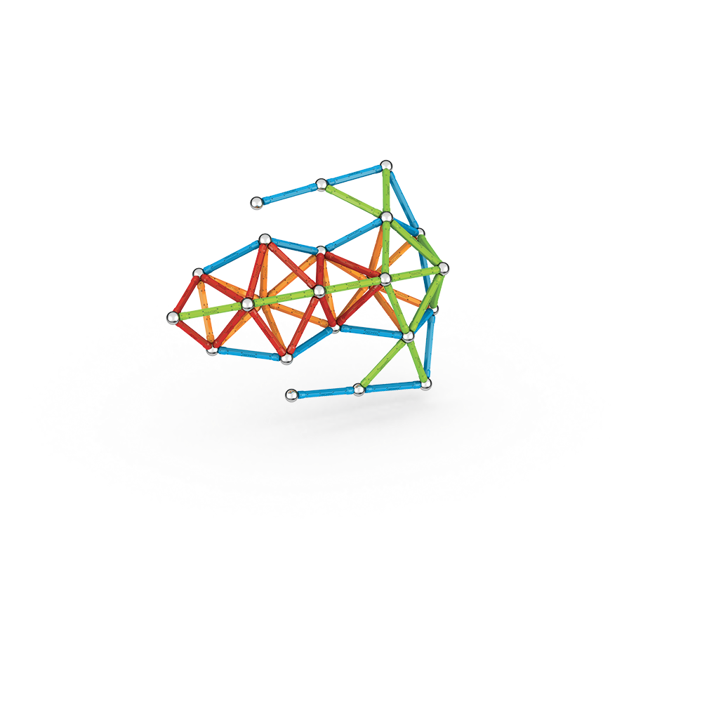 Geomag Magnetic Supercolor - 142 Pieces
