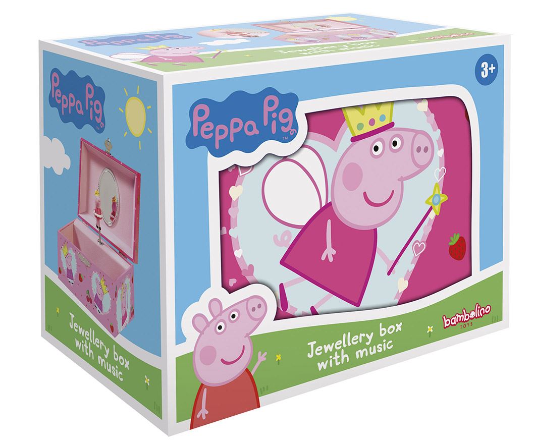 PEPPA JEWELLERY BOX WITH MUSIC