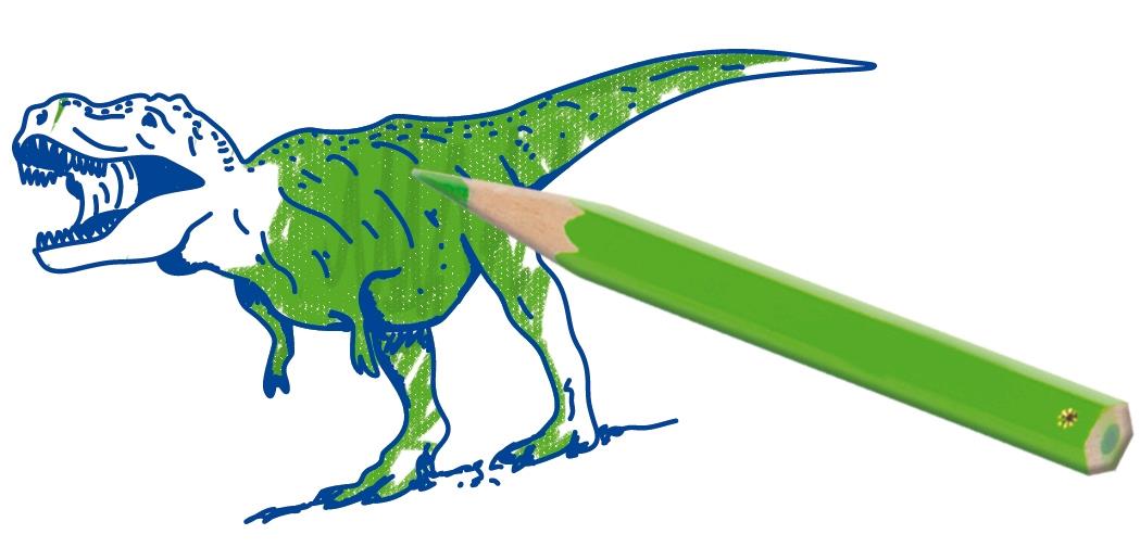 Stamp set dinosaur