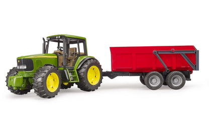 John Deere 6920 with tipping trailer