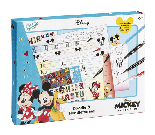 MICKEY AND FRIENDS DOODLE & HAND LETTERING SET