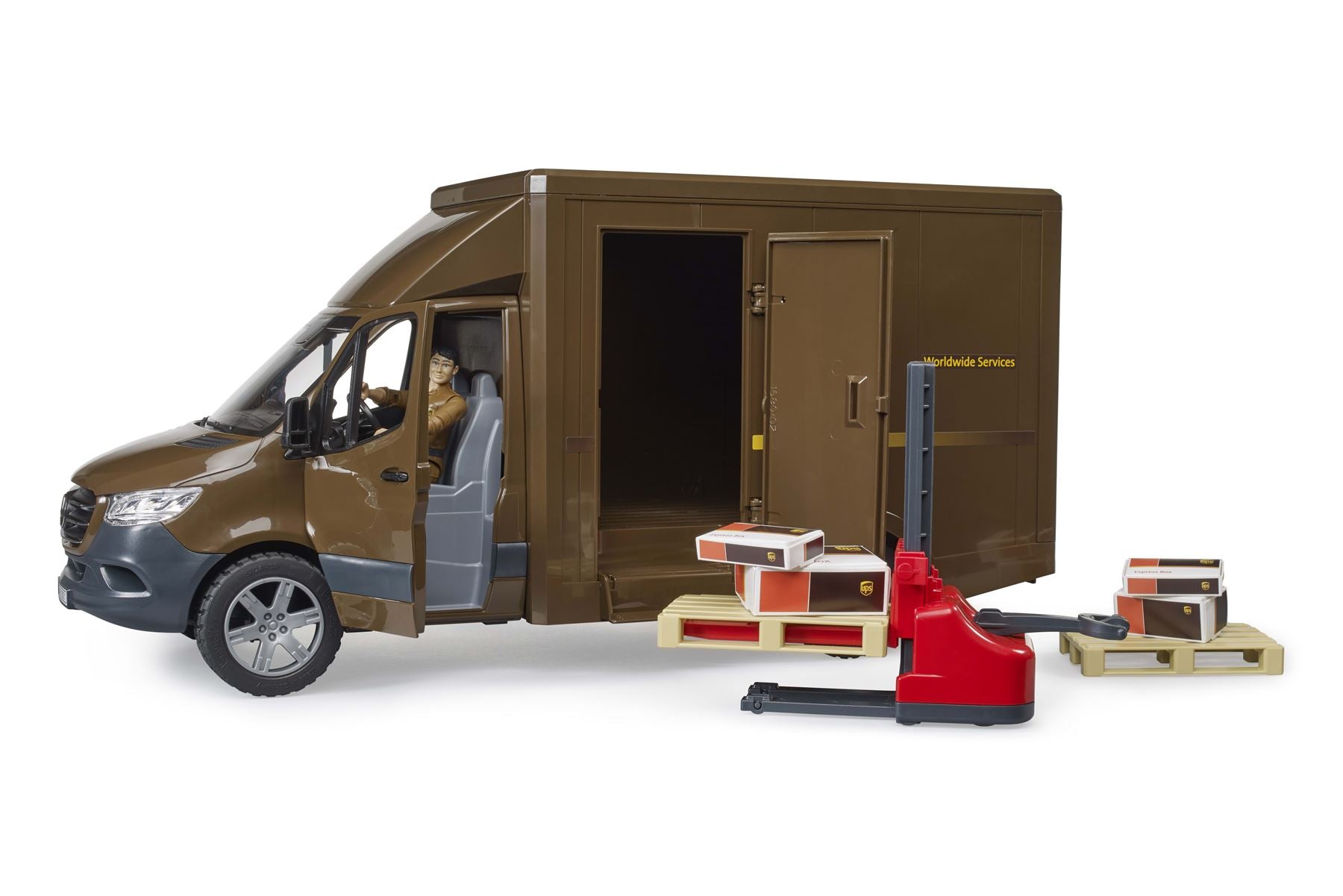 MB Sprinter UPS with driver and accessories