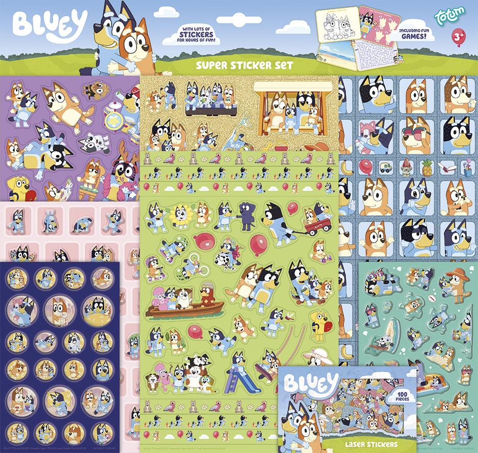 Bluey Super Sticker Set