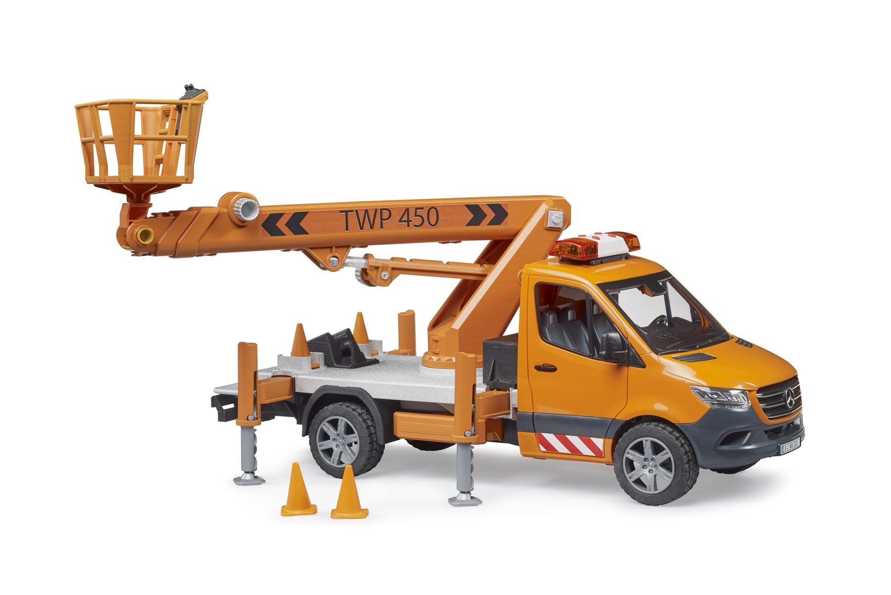 MB Sprinter with working platform and Light + Sound Module