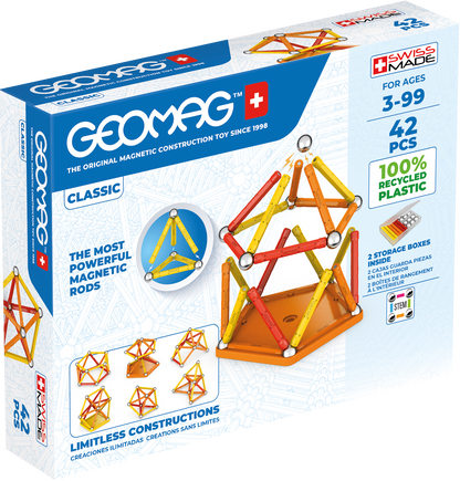 Geomag Classic 42 Magnetic Shapes - 42 Pieces