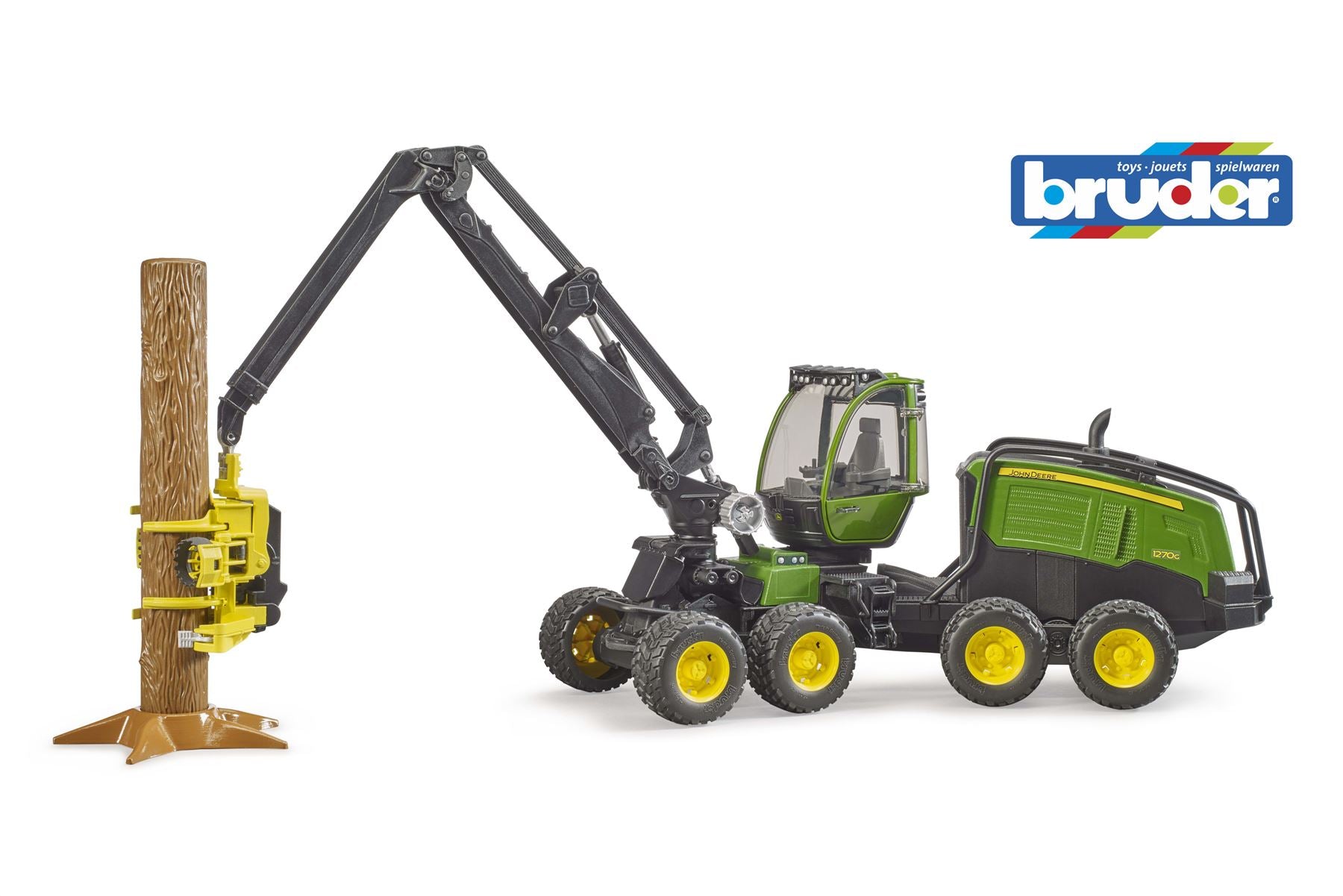 John Deere 1270G Harvester with 1 trunk
