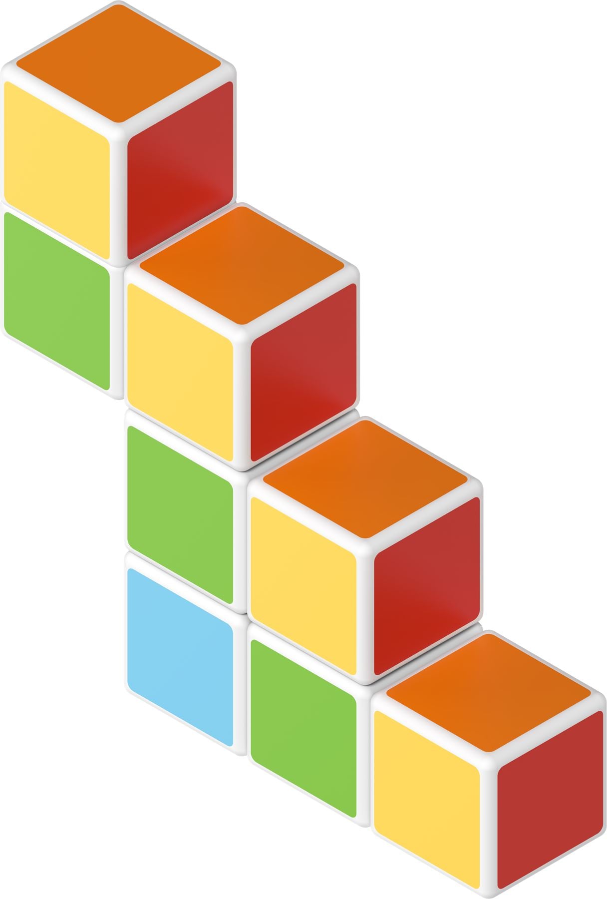 Magicube Free Building Set - 8 Cubes