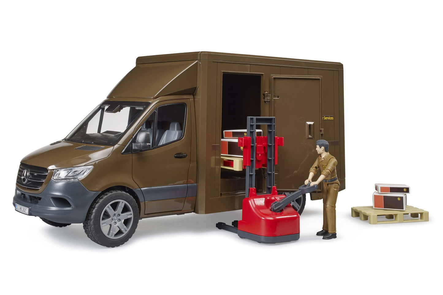 MB Sprinter UPS with driver and accessories