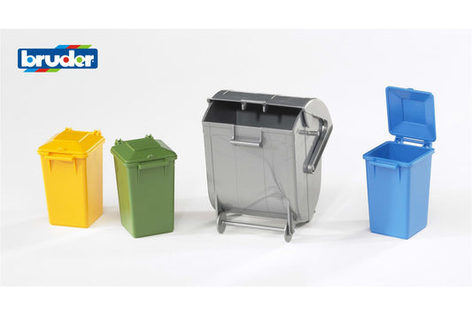 Accessories: Garbage can set (3 small, 1 large)
