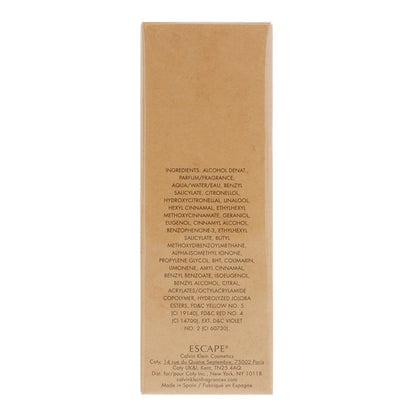 Calvin Klein Escape Eau de Parfum 100ml Spray