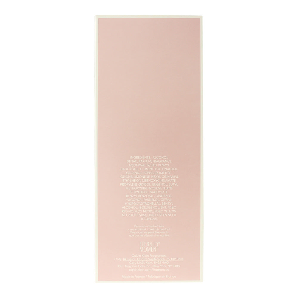 Calvin Klein Eternity Moment Eau de Parfum 100ml Spray
