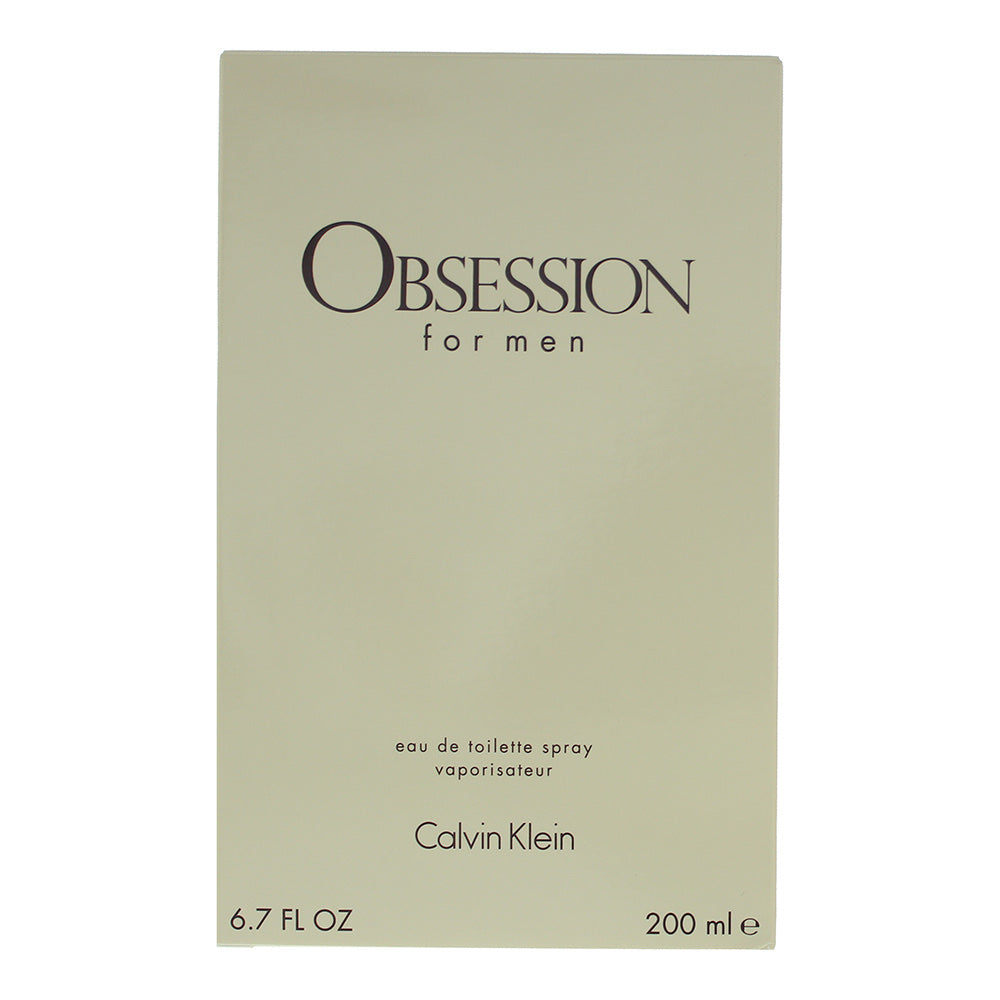 Calvin Klein Obsession Eau de Toilette 200ml Spray