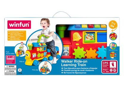 Walker Ride-On Learning Train - Blue