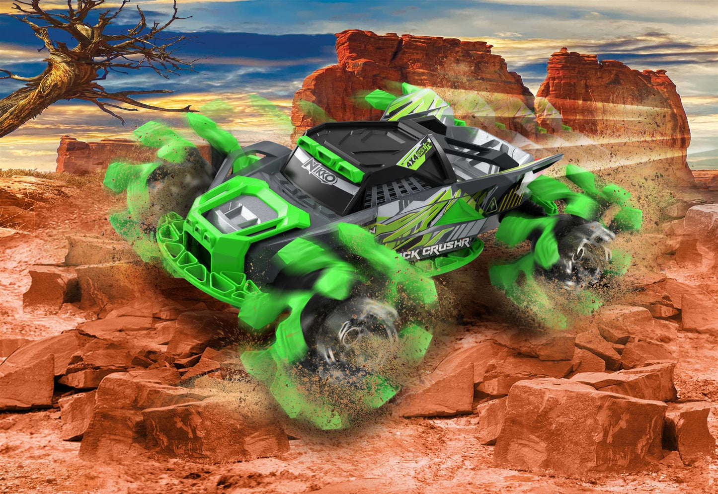 Nikko Rock Crush R R/C - Techno Green